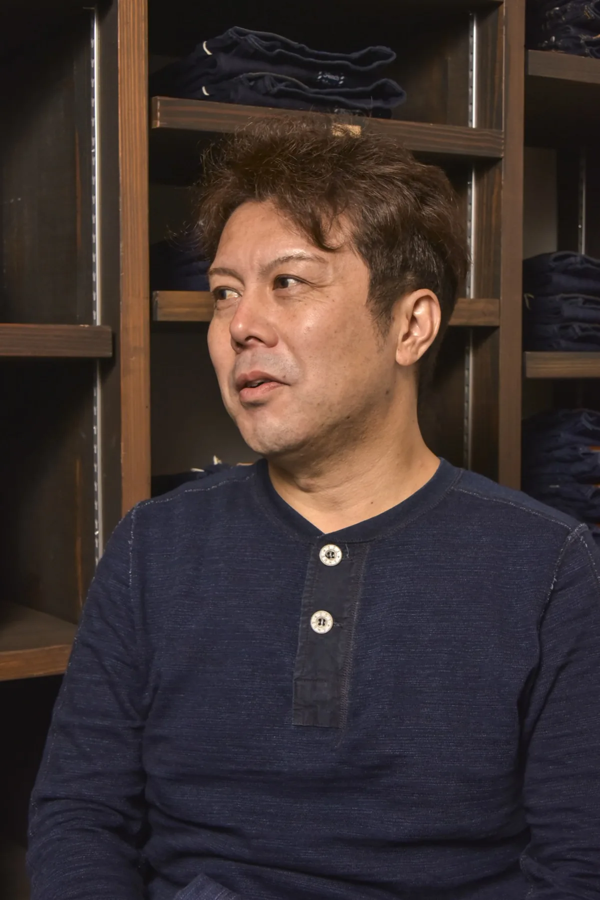 Portrait of Kenichi Iwaya, founder of Pure Blue Japan.