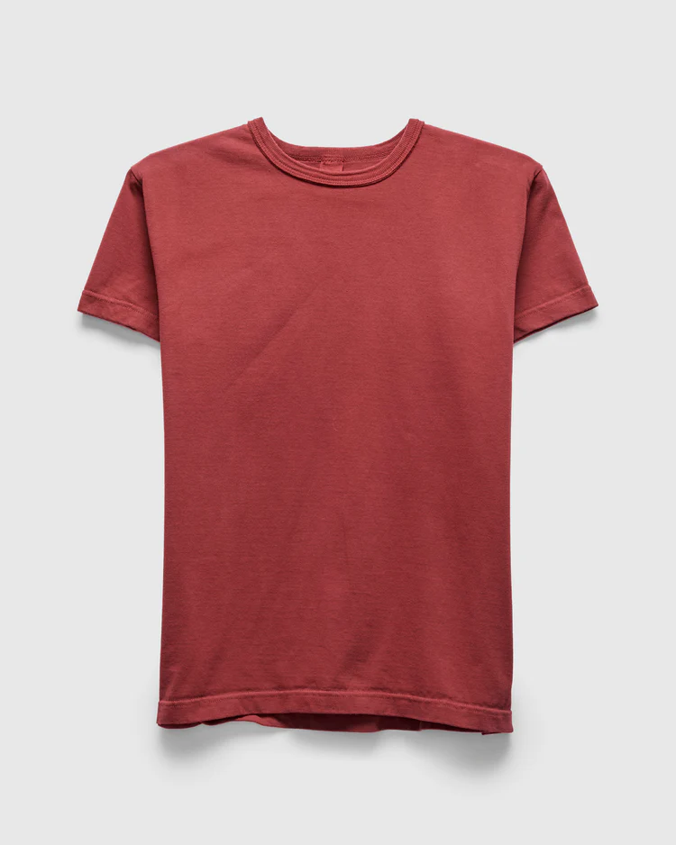 A madder-dyed tee from the 3sixteen x Blue Owl Workshop collaboration
