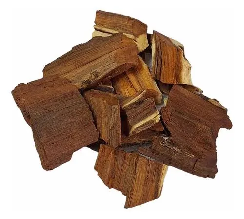 Cut brazilwood, source of the red dye brazilein