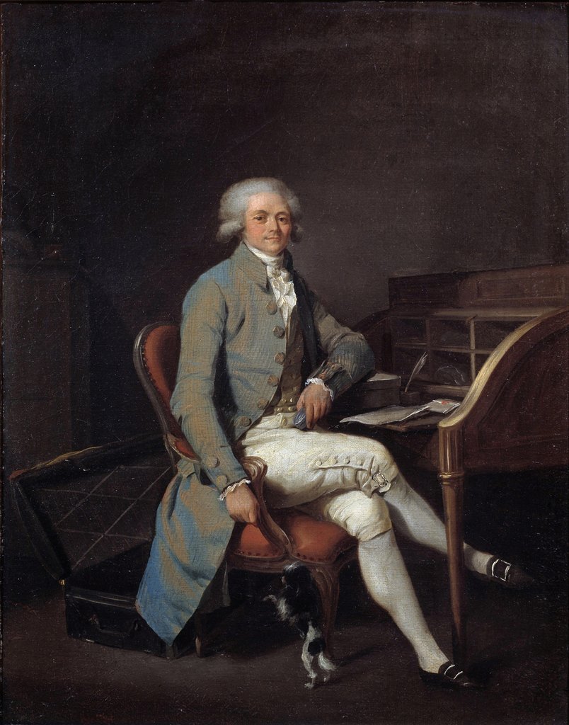 Portrait of Maximilien de Robespierre by Louis-Léopold Boilly, circa 1791