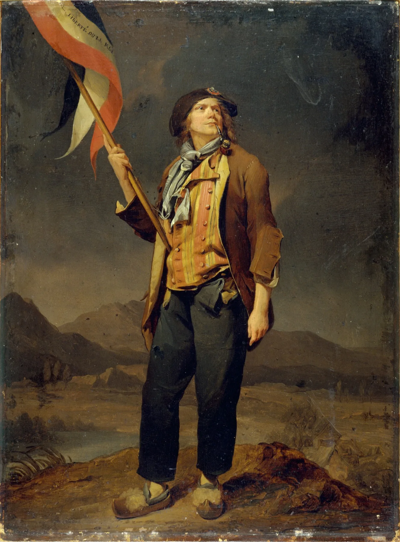 Simon Chenard as a Sans-Culotte, painting by Louis-Léopold Boilly, 1792